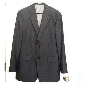 Men’s grey suit coat